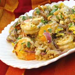 Summer Special Shrimp and Fruit Fried Rice Recipe