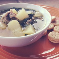 Allstar Potato, Spinach, and Sausage Soup Recipe