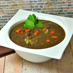 Easy and Quick Black Bean Soup Recipe