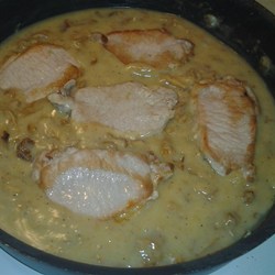 Pork Rib in Chanterelle Mushroom Gravy Recipe