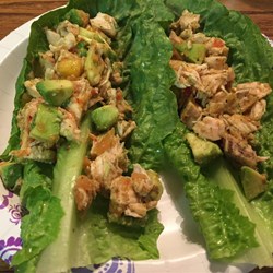 Avocado Chicken Lettuce Wraps Recipe