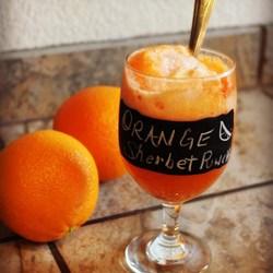 Orange Sherbet Punch  Recipe