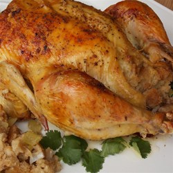 Celery Herb Stuffing and Savory Chicken Recipe