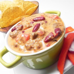 Sunday Football Cheese Dip and Chips Recipe