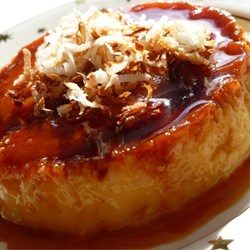 Pina Colada Flan  Recipe