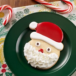 Santa Sugar Cookies Recipe