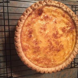 Egg Custard Pie II Recipe