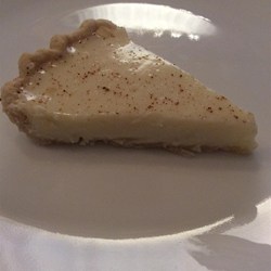 Dad's Sugar Cream Pie Recipe