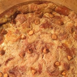 Butterscotch Raisin Bread Pudding Recipe