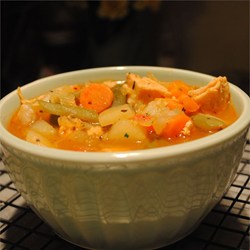Lower Fat Chicken Vegetable Soup Recipe