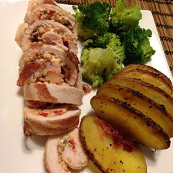 Pancetta Wrapped Stuffed Chicken Breasts Recipe