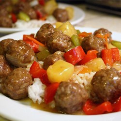 Lana's Sweet and Sour Meatballs Recipe