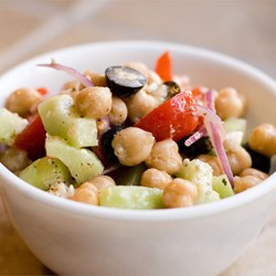 Greek Garbanzo Bean Salad Recipe