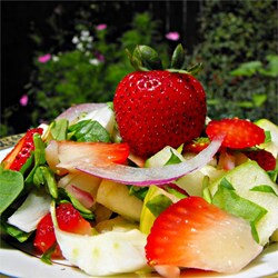 Spring Strawberry Spinach Salad Recipe