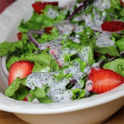 Strawberry Romaine Salad I Recipe