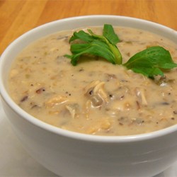 Cream of Chicken with Wild Rice Soup Recipe