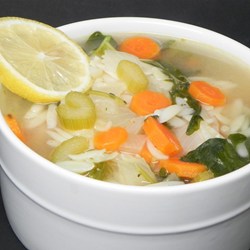 Lemon Chicken Orzo Soup Recipe