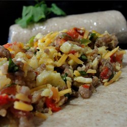 Southwest Breakfast Burritos Recipe