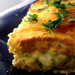 Broccoli Blue Cheese Strata Recipe