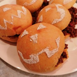 Pumpkin Sandwich Rolls Recipe