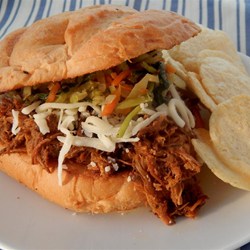 Beer and Bourbon Pulled Pork Sandwiches Recipe