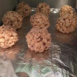Peppermint Popcorn Balls Recipe