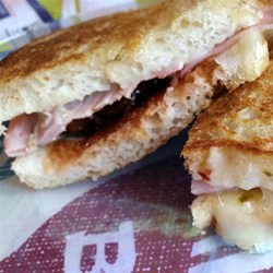 Chicken Cordon Bleu-ish Grilled Sandwich Recipe