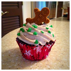Gingerbread Cupcakes with Cream Cheese Frosting Recipe