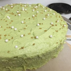 Green Tea Layer Cake Recipe