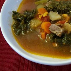 Beef and Garden Vegetable Soup Recipe