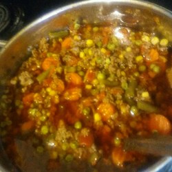 Ground Beef and Vegetable Soup Recipe