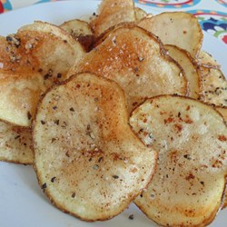 Sea Salty and Pepper Potato Chips Recipe