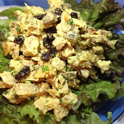 Curry Chicken Salad with Grapes Recipe