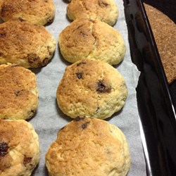 Chocolate Chip and Cranberry Scones Recipe