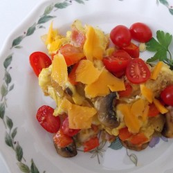 Extreme Veggie Scrambled Eggs Recipe