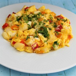 Eggs Strapazzate del Giardino with White Asparagus Recipe