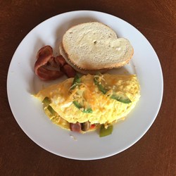 Turkey Filled Omelette Recipe