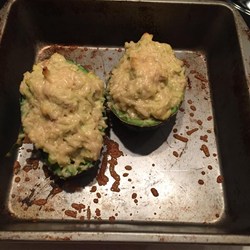 Chicken Stuffed Baked Avocados Recipe