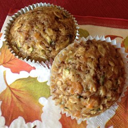 Sweet Potato Zucchini Muffins Recipe