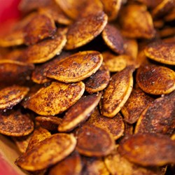 Roasted Cinnamon Spice Pumpkin Seeds Recipe