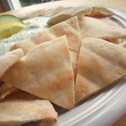 Baked Pita Triangles Recipe