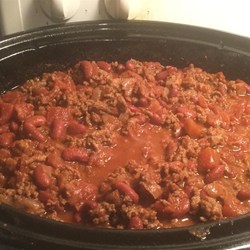 Slow Cooker Turkey Cheeseburger Chili Recipe