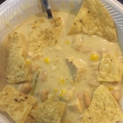 Cheesy Slow Cooker White Chili Recipe