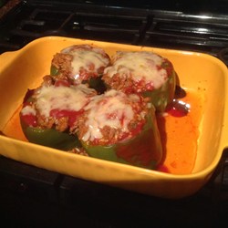 Di's Stuffed Green Peppers Recipe