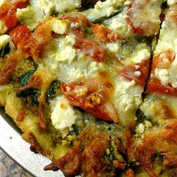 Fresh Pesto Pizza Recipe