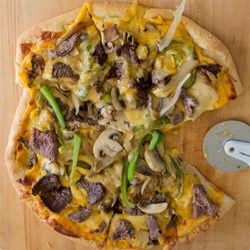 Easy Philly Cheese Steak Pizza Recipe