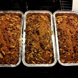 Almond Chocolate Chip Pumpkin Bread Recipe