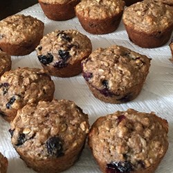 Blueberry Banana Coconut Flax Muffins Recipe