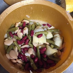 Three Bean and Artichoke Salad Recipe
