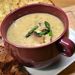 Guilt-Free Cream of Asparagus Soup Recipe